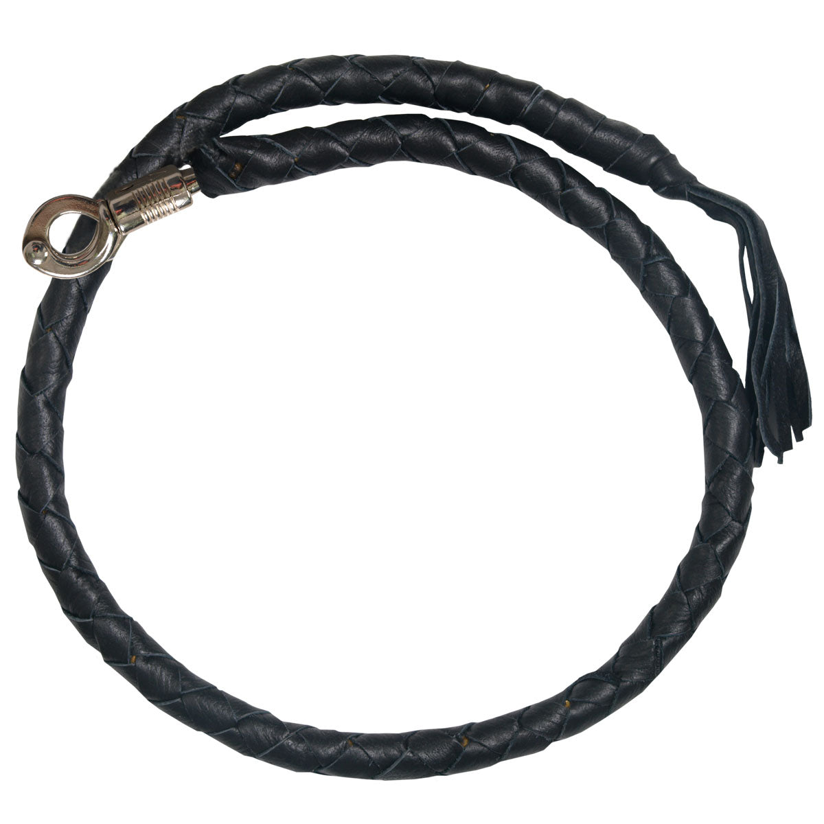 Hot Leathers MWH1101 Get Back Genuine Black Leather Whip