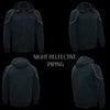 Nexgen Heat Men's Nxm1761set-'Igniter' Black 'Heated' Soft Shell Hooded Jacket (Rechargeable Battery Pack Included)