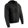 Nexgen Heat MPM1713SET Men's Black 'Heated' Front Zipper Hoodie Jacket for Outdoor Activities w/ Battery Pack