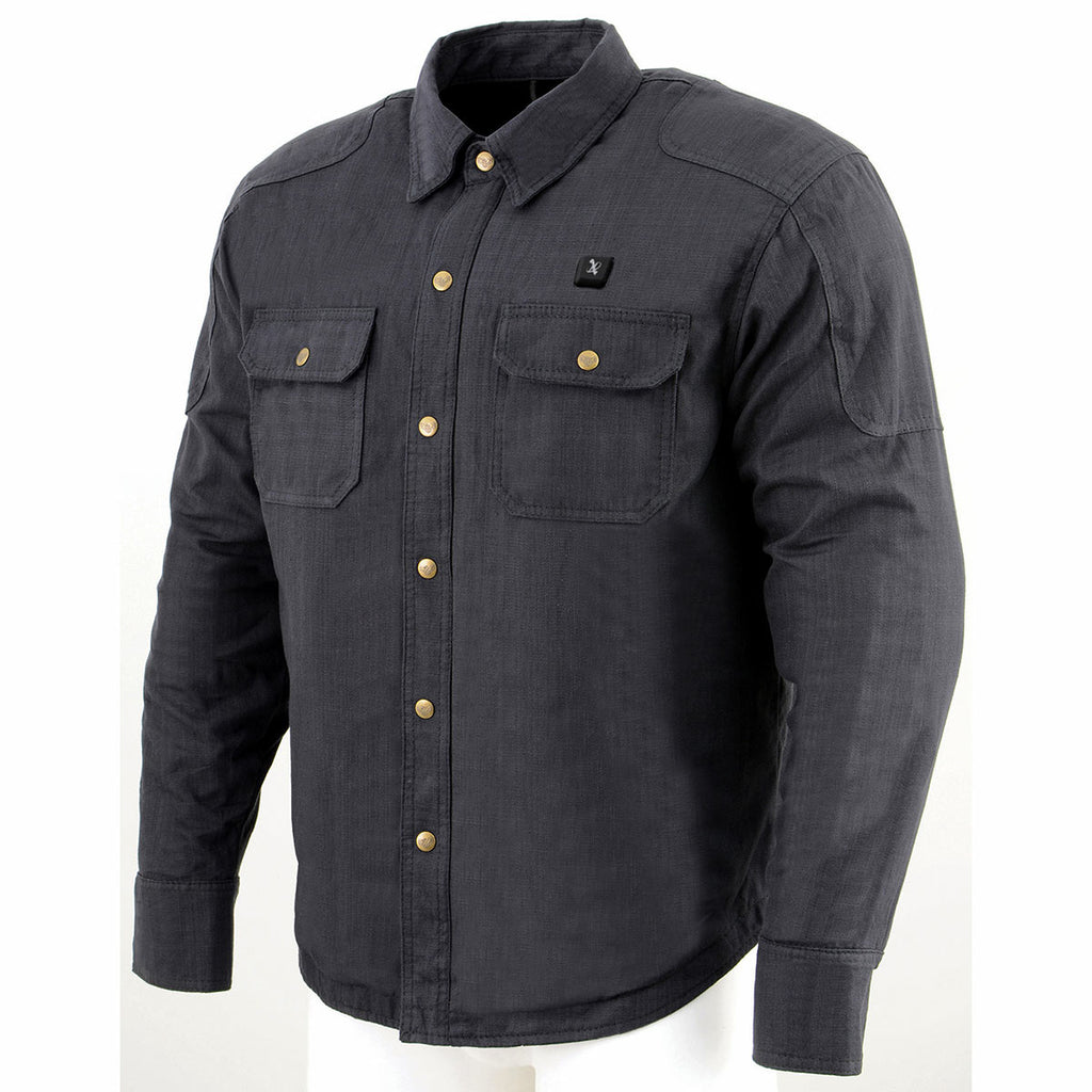 NexGen NXM1715SET Men's 'Scorcher' Classic Heated Black Denim Jacket (Rechargeable Battery Pack Included)
