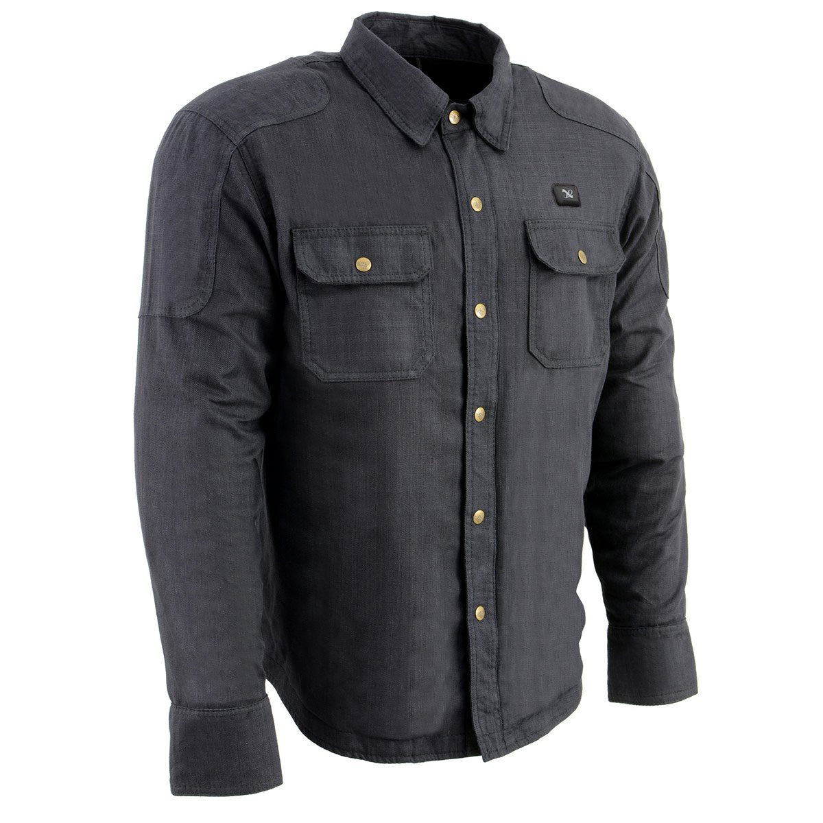 NexGen NXM1715SET Men's 'Scorcher' Classic Heated Black Denim Jacket (Rechargeable Battery Pack Included)