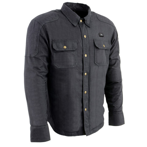 NexGen NXM1715SET Men's 'Scorcher' Classic Heated Black Denim Jacket (Rechargeable Battery Pack Included)
