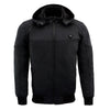 Nexgen Heat Men's Nxm1761set-'Igniter' Black 'Heated' Soft Shell Hooded Jacket (Rechargeable Battery Pack Included)