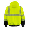 Nexgen Heat NXM1773SET Men's Heated High Visibility Work Hoodie, Neon Green Hi Vis Reflective Hoodie w/ Battery