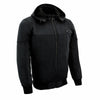 Nexgen Heat Men's Nxm1761set-'Igniter' Black 'Heated' Soft Shell Hooded Jacket (Rechargeable Battery Pack Included)