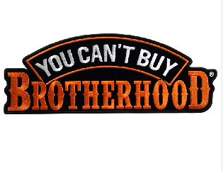 Hot Leathers PPA7780 You Can't Buy Brotherhood 4" x 2" Patch