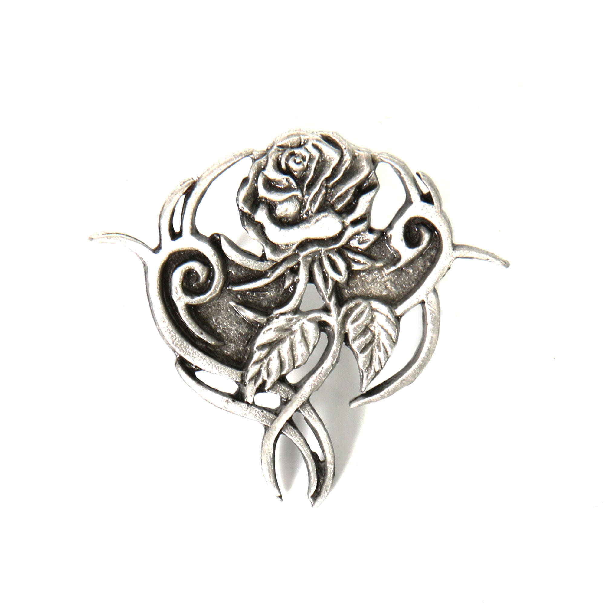 Hot Leathers Tribal Rose Pin