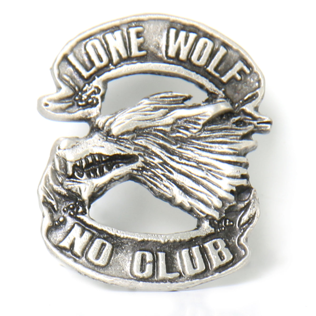 Hot Leathers Lone Wolf Pin