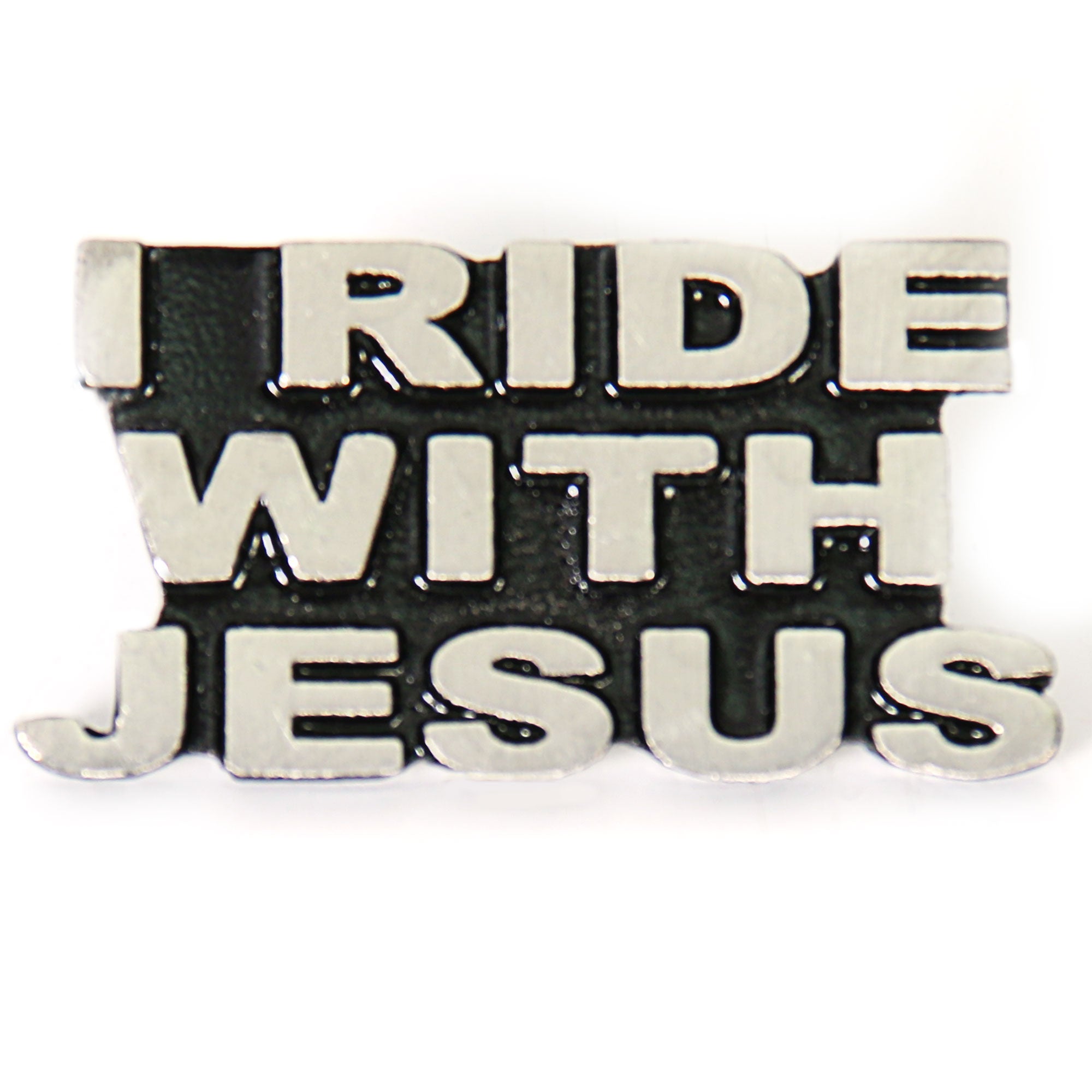 Hot Leathers I Ride With Jesus Pin