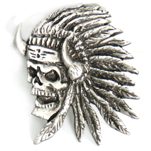 Hot Leathers Indian Skull Pin