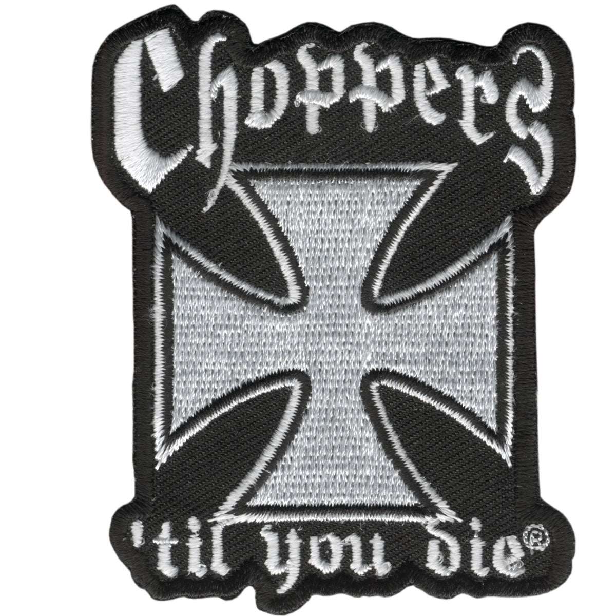 Hot Leathers Choppers Til You Die 3" x 3" Patch