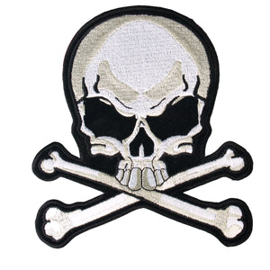 Hot Leathers Skull & Bones Classic 3" x 3" Patch