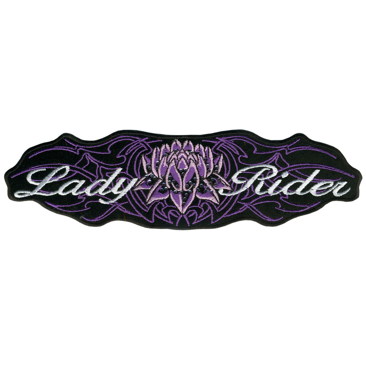 Hot Leathers Lady Rider Lotus 8" x 2" Patch