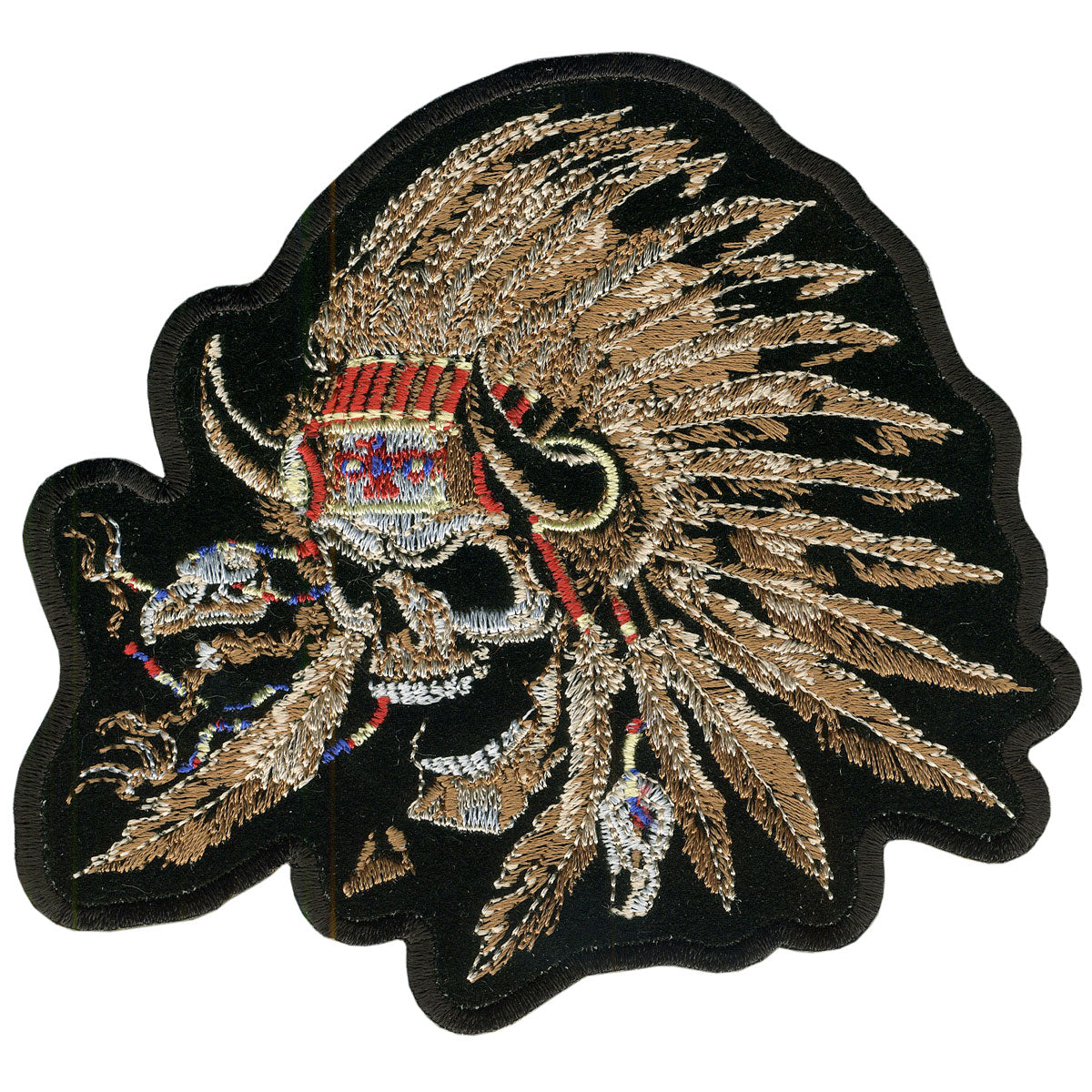 Hot Leathers PPA3417 Indian Skull 12" x 10" Patch