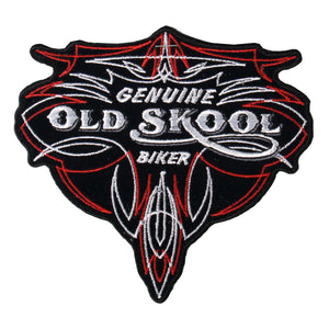 Hot Leathers Genuine Old Skool Biker Pinstripe 5" x 5" Patch
