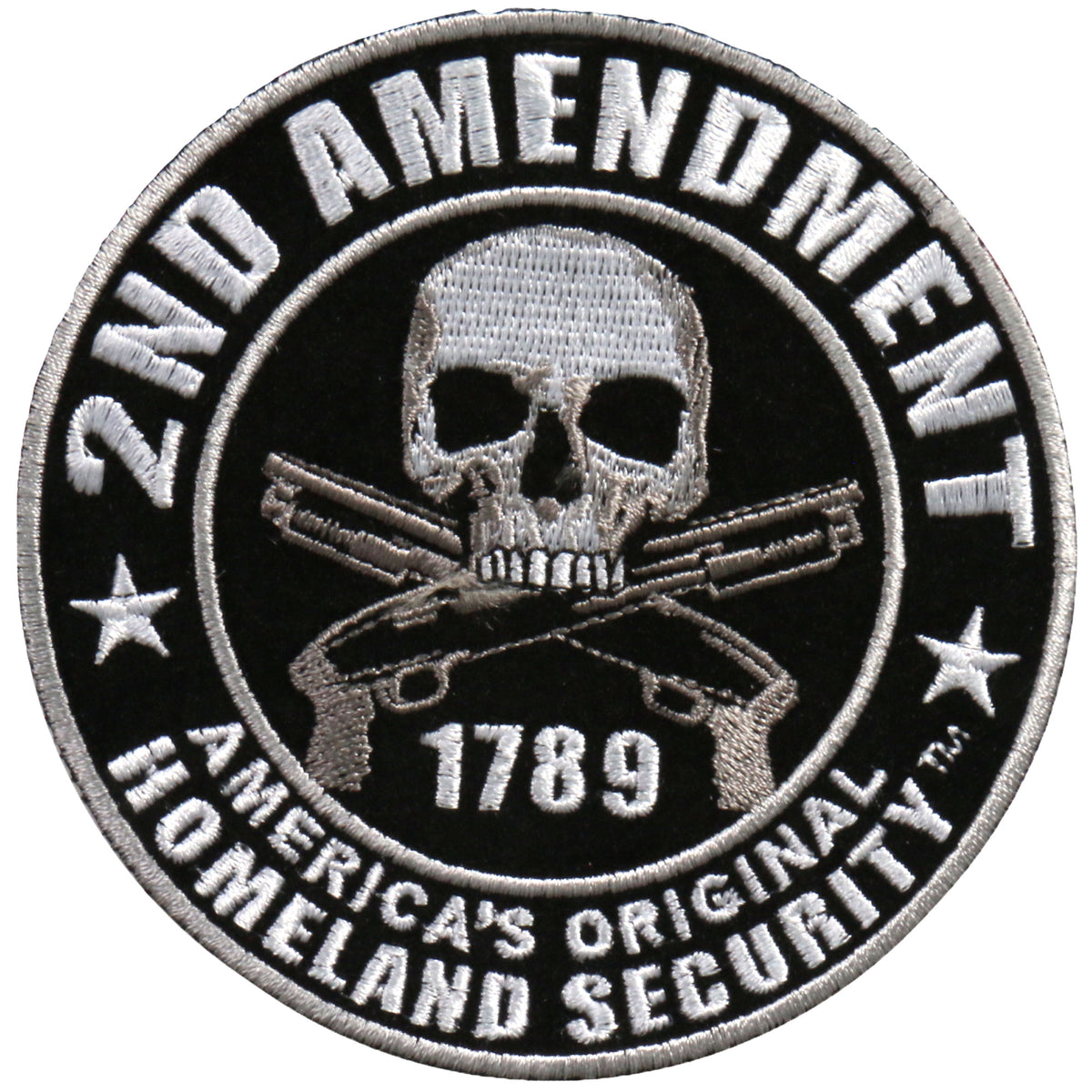 Hot Leathers 4" Second Amendment Homeland Security Patch