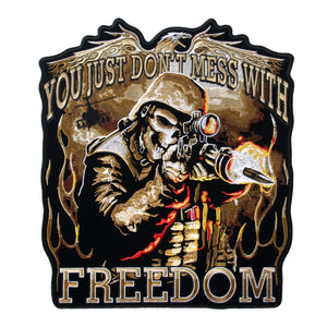 Hot Leathers PPA6367 Skull Soldier 10" x 11" Patch