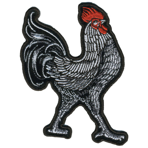 Hot Leathers Rooster 3" x 4" Patch