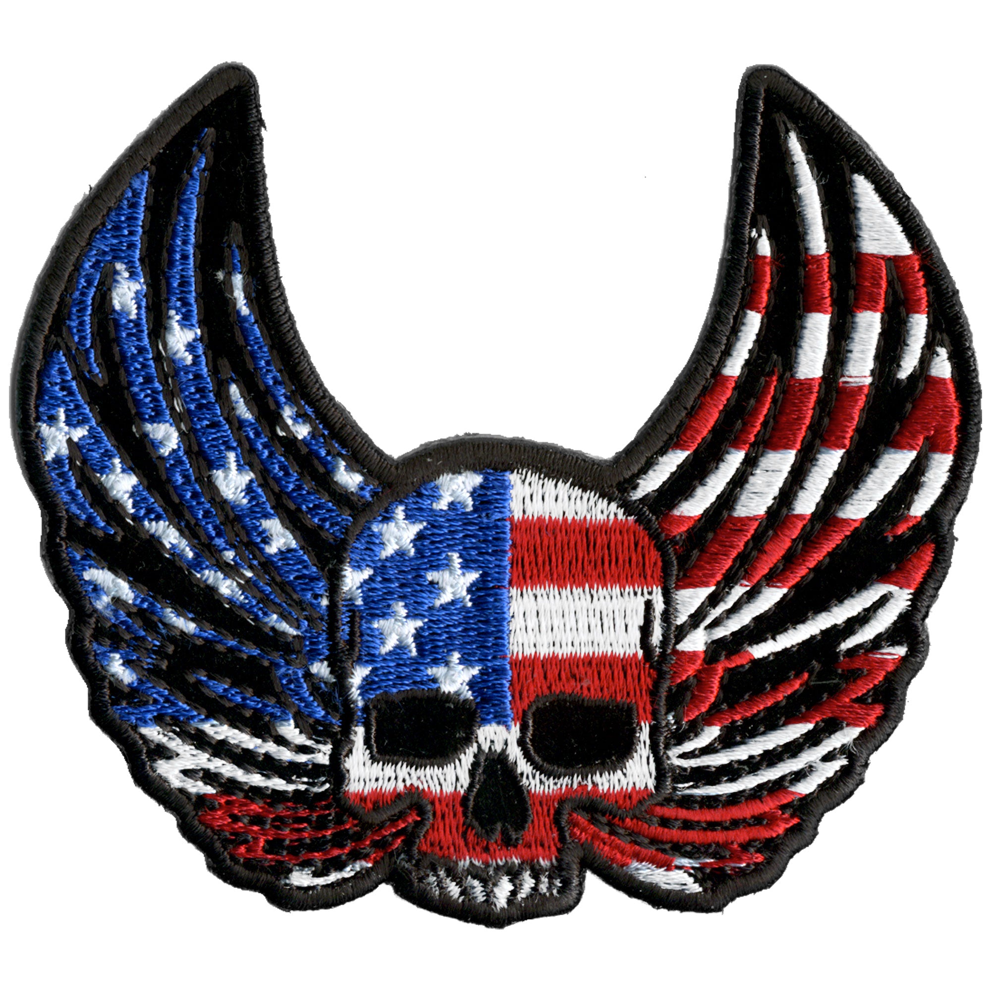 Hot Leathers PPA9780 Skull Wings Flag 4