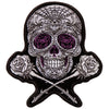 Hot Leathers Roses Sugar Skull 4"x5" Patch