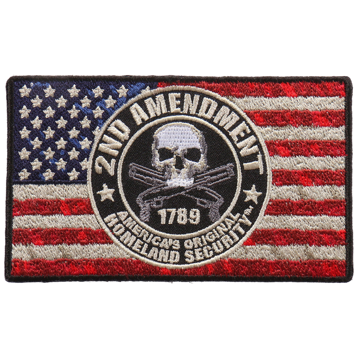 Hot Leathers PPA9843 2nd Amendment Flag 4"x2" Patch