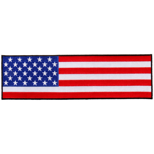 Hot Leathers PPA9855 Cropped American Flag 10"x3" Patch