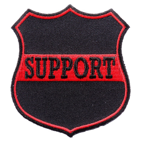 Hot Leathers PPA9860 Support Red 3"x3" Patch