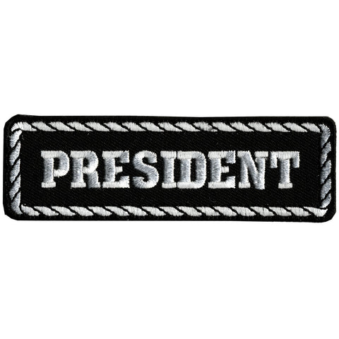 Hot Leathers PPD1002 President 4" x 1" Patch