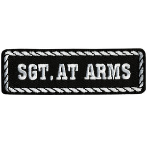 Hot Leathers PPD1005 Sgt. At Arms 4" x 1" Patch