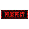 Hot Leathers Red Officer Prospect 4" x 1" Patch