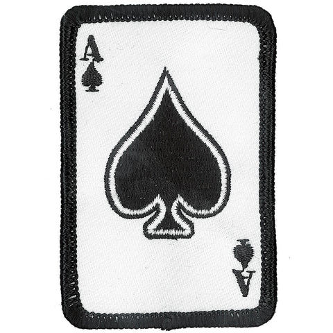 Hot Leathers Ace of Spades 2" x 3" Patch