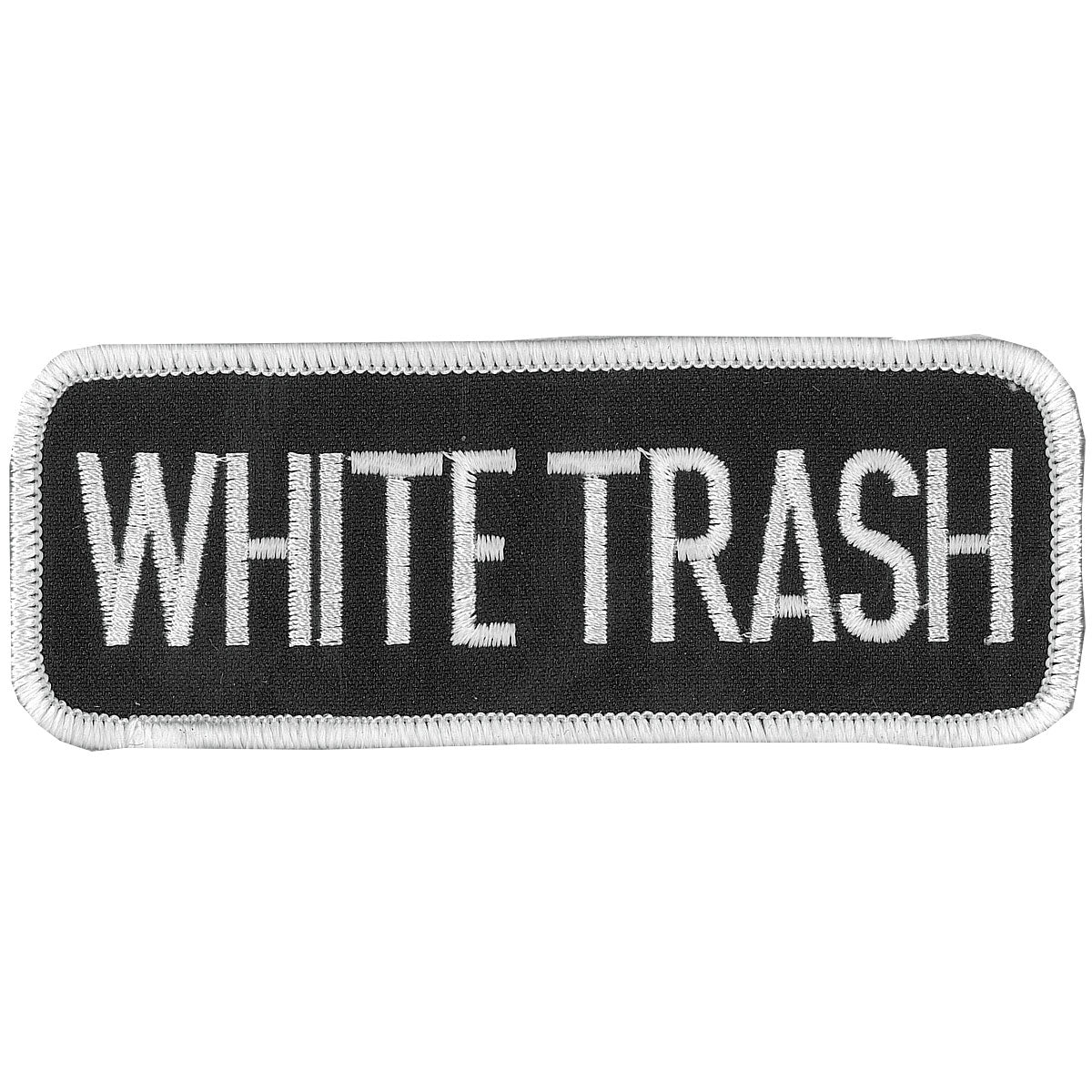 Hot Leathers PPL9087 White Trash 4" x 2" Patch