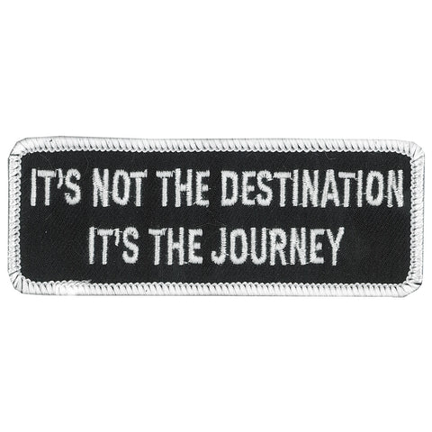 Hot Leathers PPL9104 Not The Destination 4" x 2" Patch