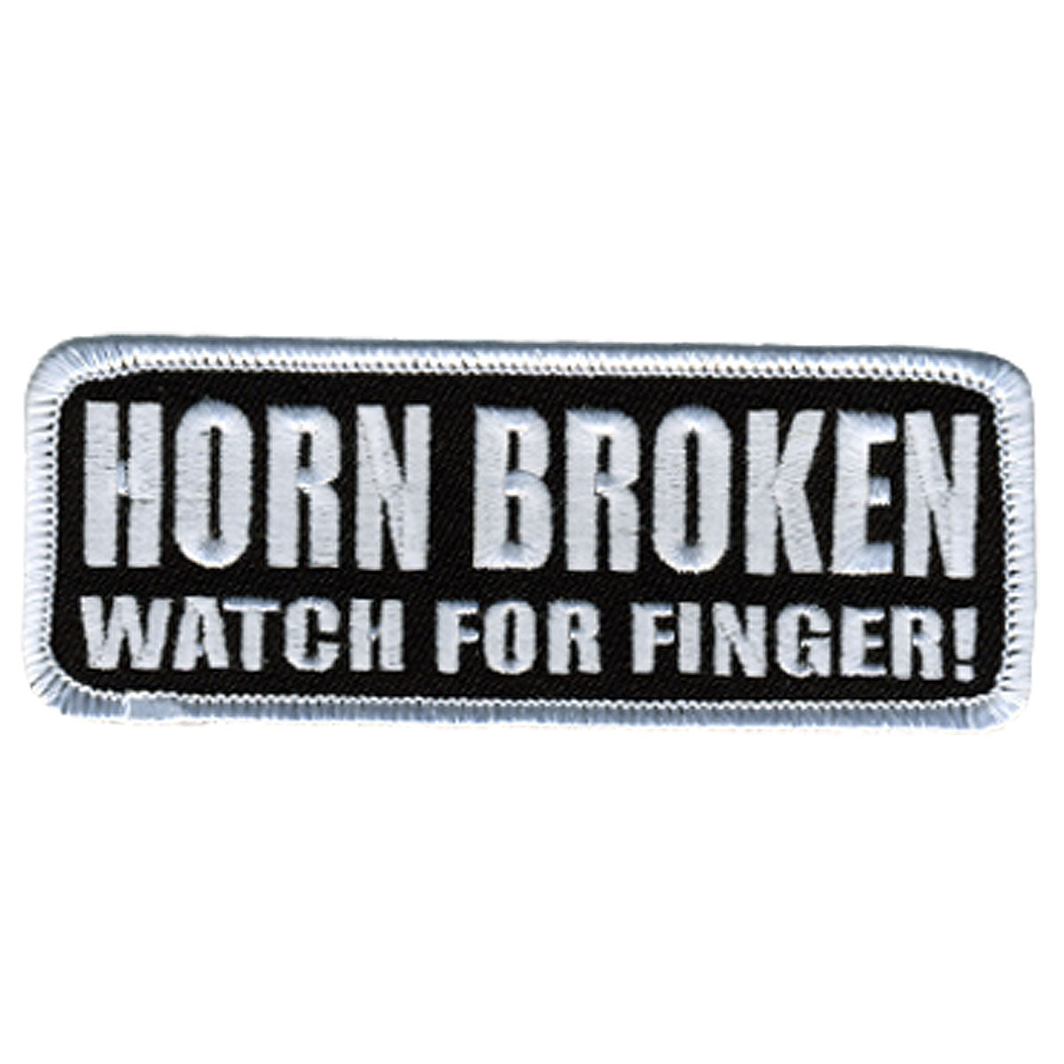 Hot Leathers PPL9246  Horn Broken 4" x 2" Patch