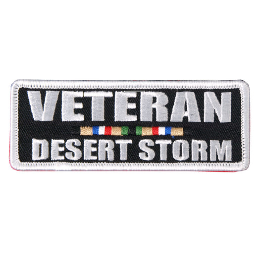 Hot Leathers Desert Storm Vet 4" x 2" Patch