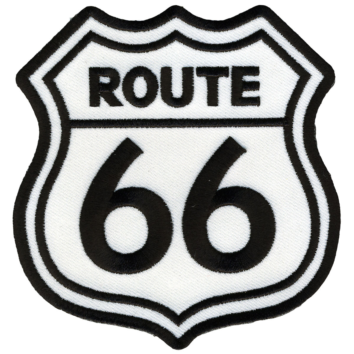 Hot Leathers Route 66 4" x 4" Patch