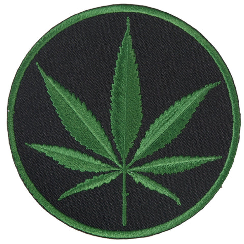 Hot Leathers PPL9334  Cannabis Embroidered 3" x 3" Patch