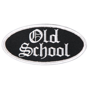 Hot Leathers Old School Oval 4" x 2" Patch