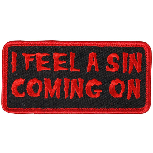 Hot Leathers PPL9351 I feel A Sin 4" x 2" Patch
