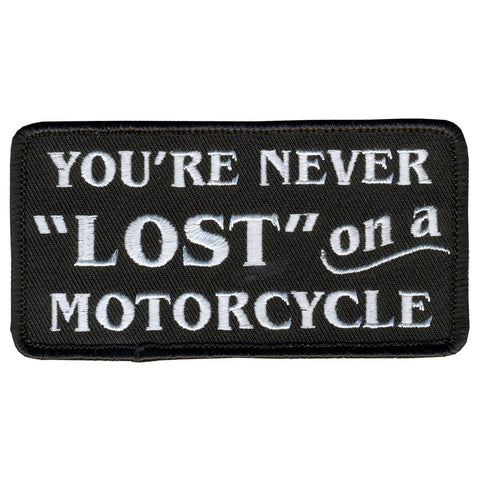 Hot Leathers Youre Never Lost 4" x 2" Patch
