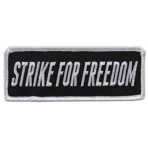 Hot Leathers Strike for Freedom 4"x2" Patch
