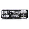 Hot Leathers Firepower For Land 4"x2" Patch