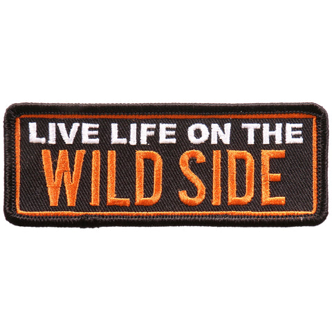 Hot Leathers PPL9699 Live Life On The Wild 4"x2" Patch
