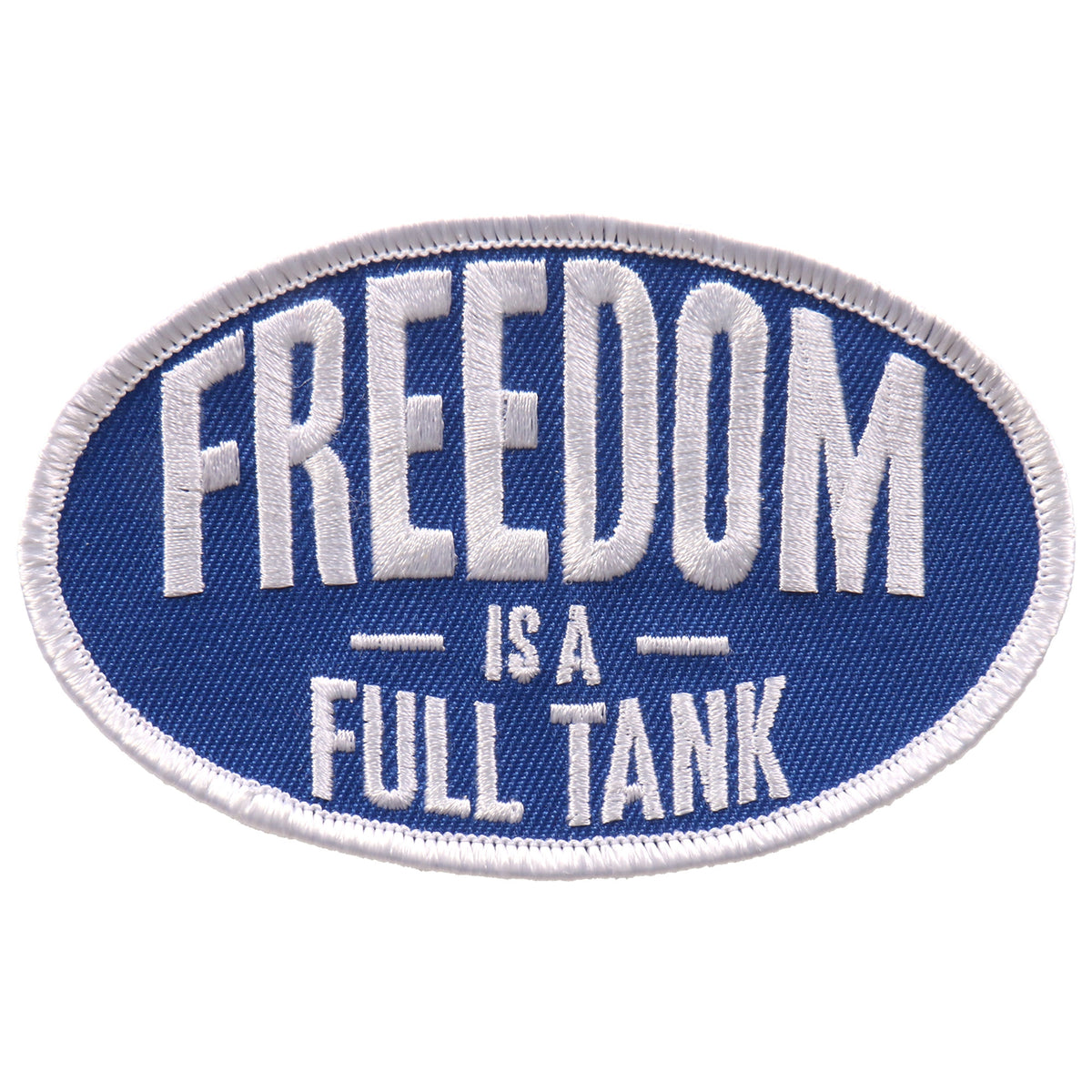 Hot Leathers Freedom is a Full Tank 4"x3" Patch