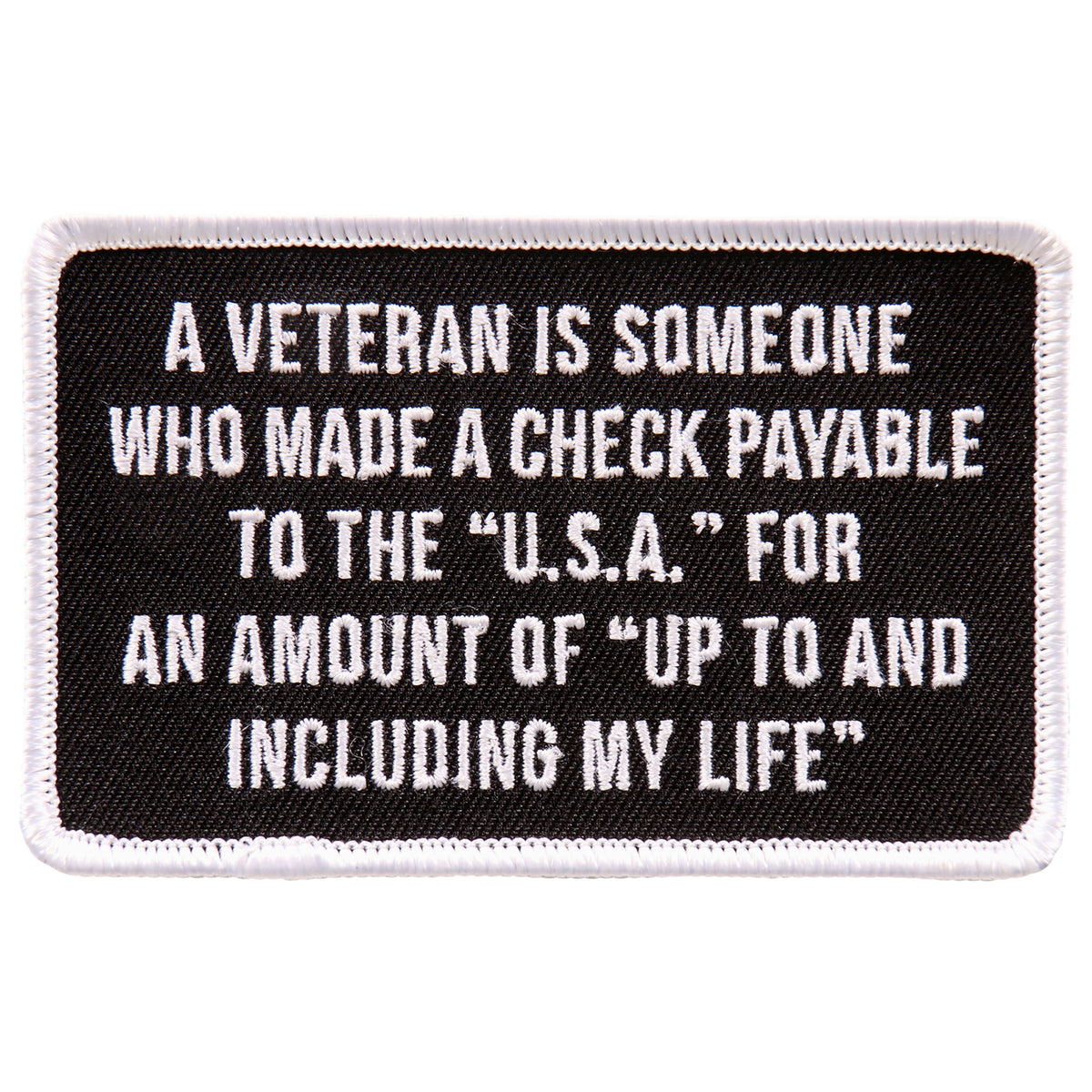 Hot Leathers PPL9717 Veteran 4"x3" Patch