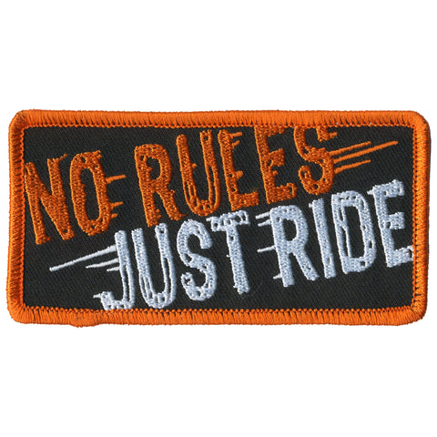 Hot Leathers No Rules Just Ride Patch