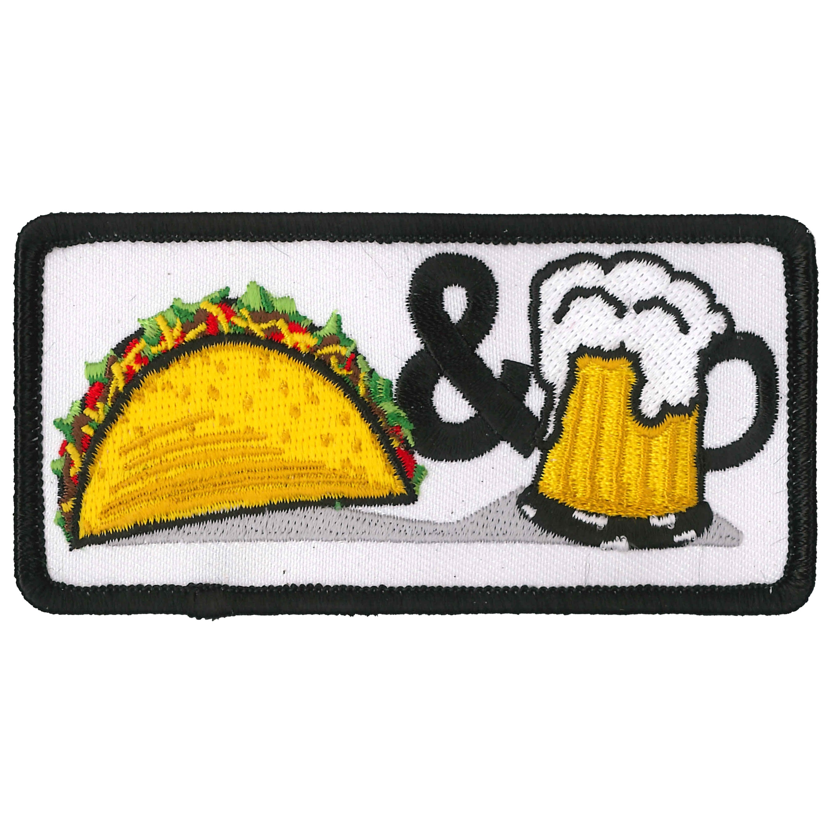 Hot Leathers PPL9819 Taco and Beer 4"x 2" Patch