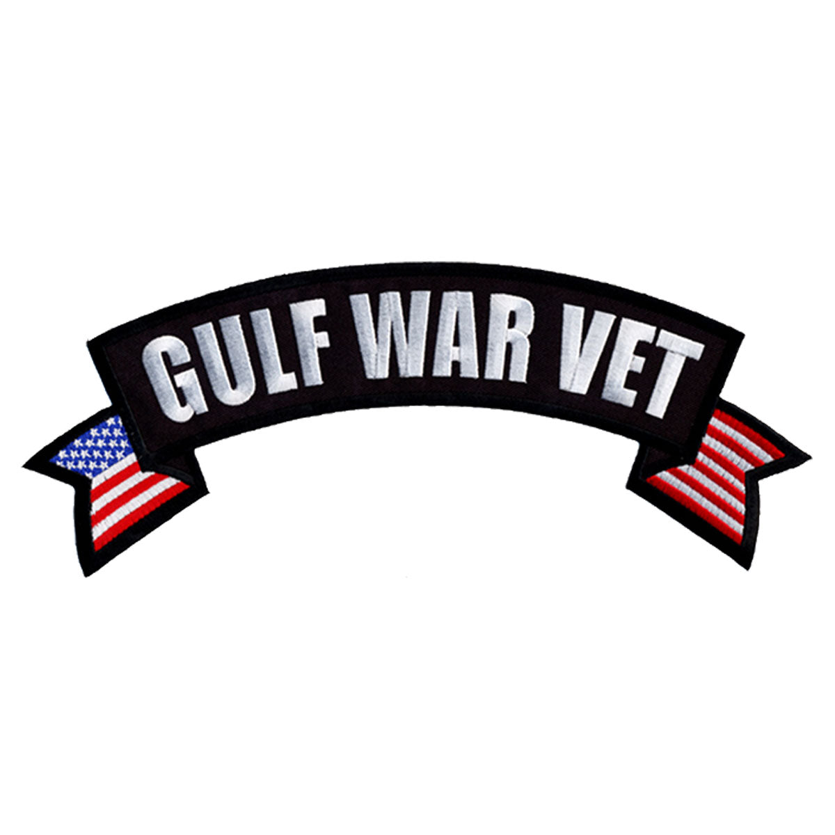 Hot Leathers Gulf War Vet Banner 4" x 1" Patch