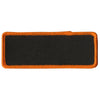 Hot Leathers Blank w/ Orange Trim 4" x 1.5" Patch