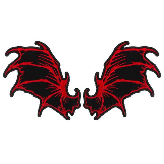 Hot Leathers PPQ1435 Dragon Wings 4" Patch